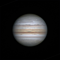 7月28日未明の木星