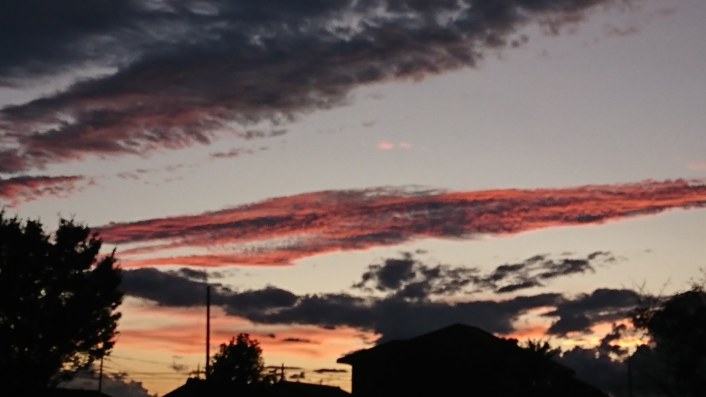 9月12日の夕空