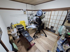 再び望遠鏡部屋へ