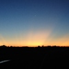 台風一過の夜明け