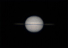 今シーズン最悪のシーイング　土星