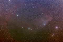 悲惨な青い馬頭星雲