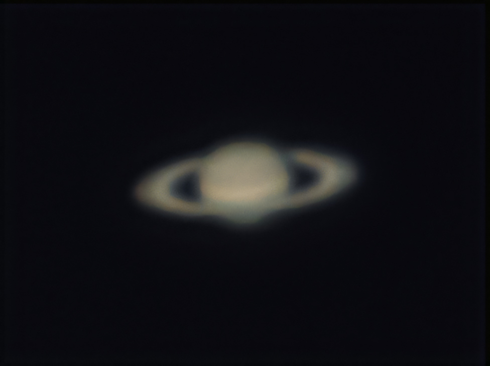 今年初の土星(再投稿)