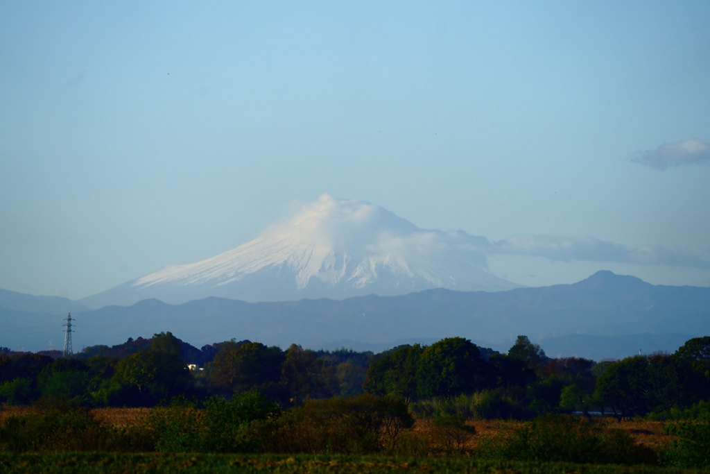 今朝の富士山