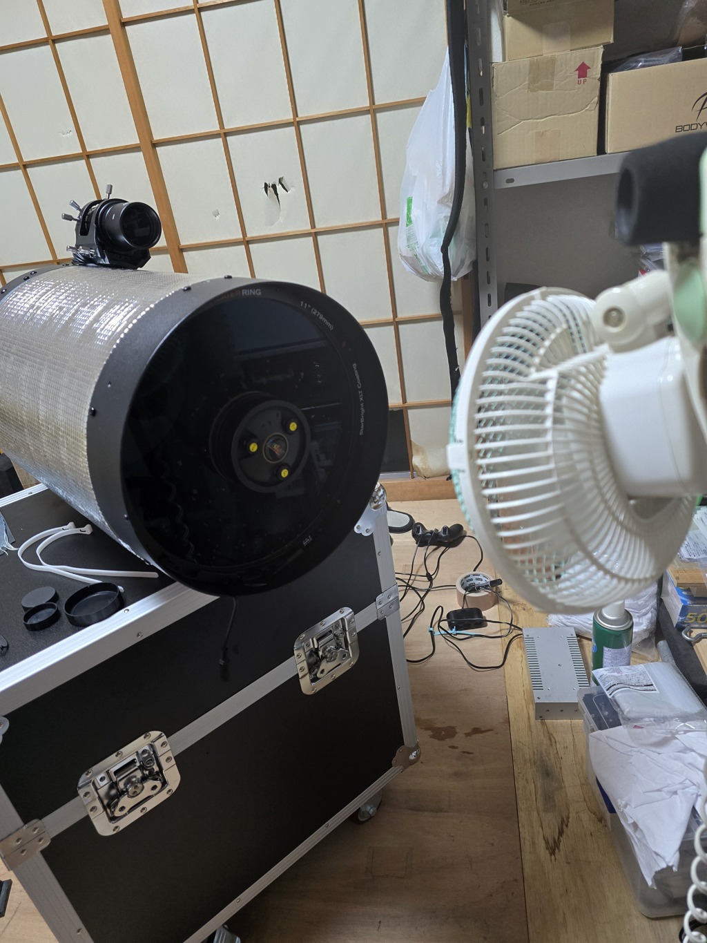 活躍する扇風機