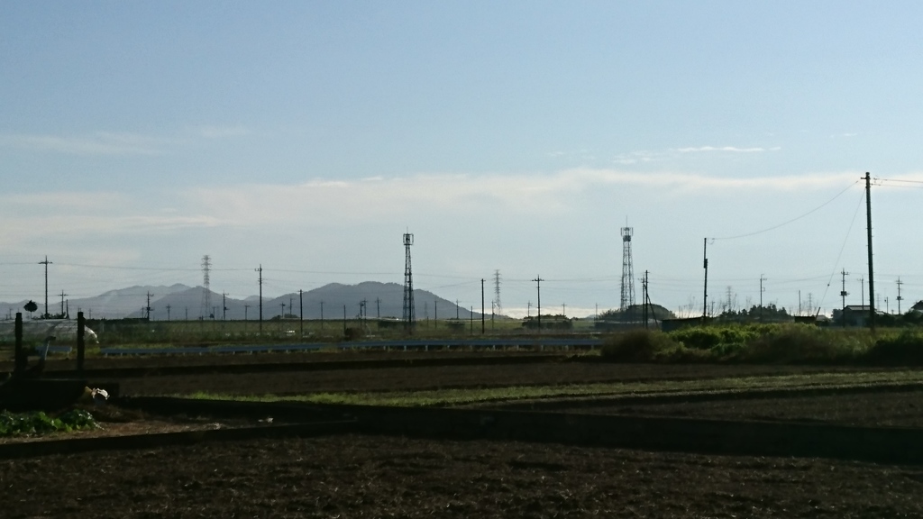 平地から見る雲海？