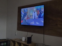 古いテレビを壁掛けしてみた