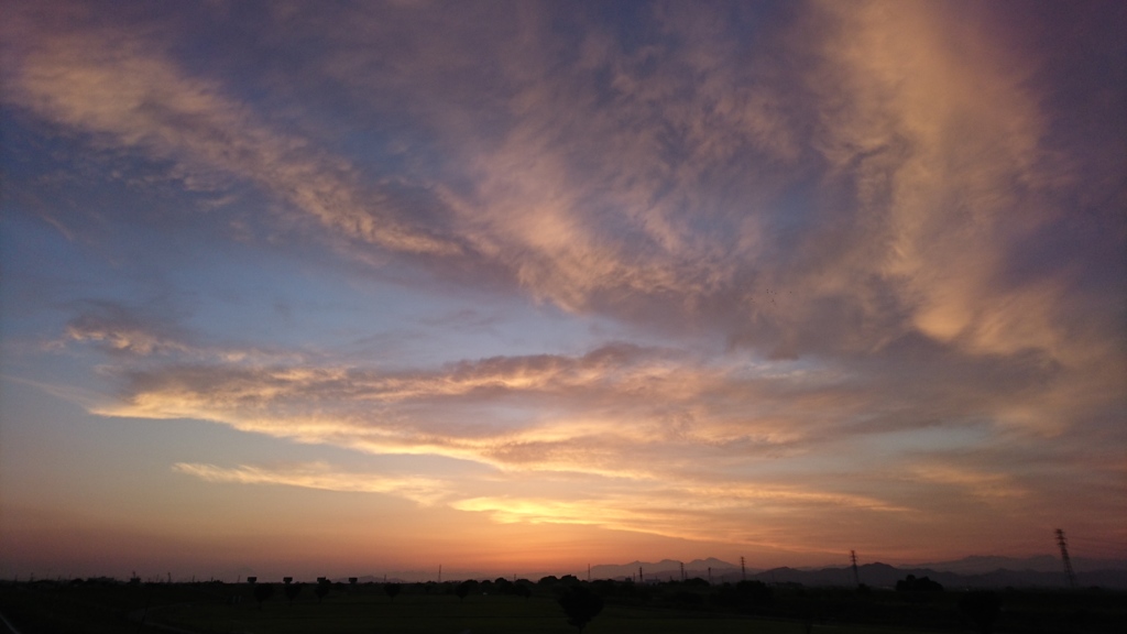 ドラマチックな夕空⑤