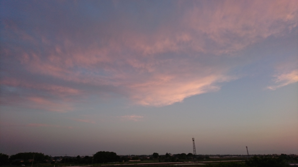 ドラマチックな夕空⑧