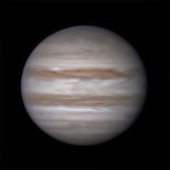 10月14日明け方の木星