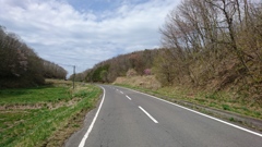 鮫川村に入る辺り