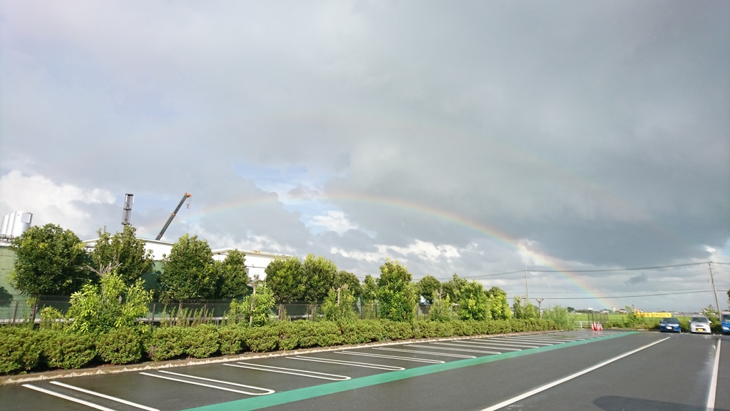 台風上陸直前