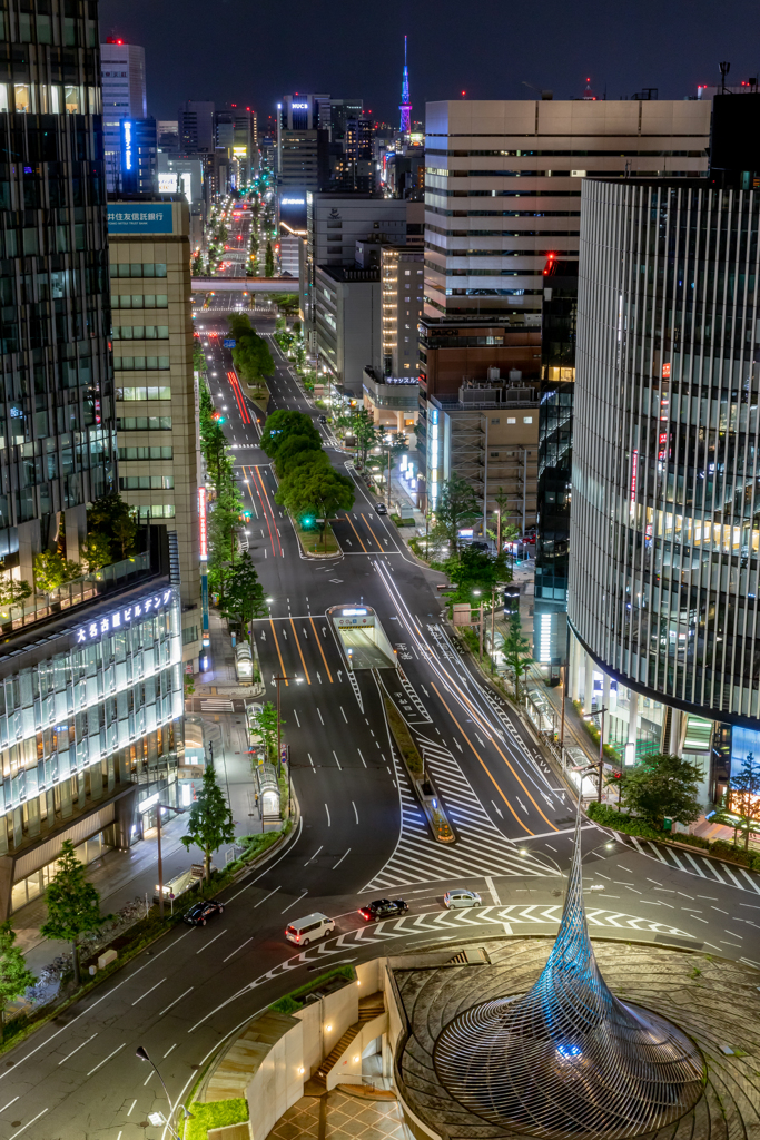 名古屋駅　夜景