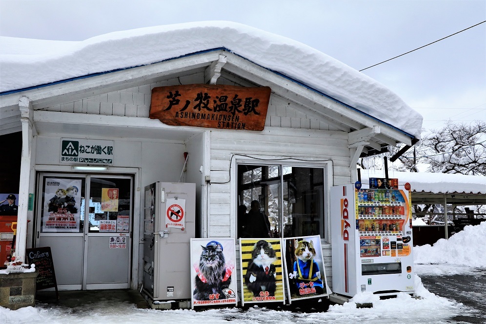 猫が働く駅