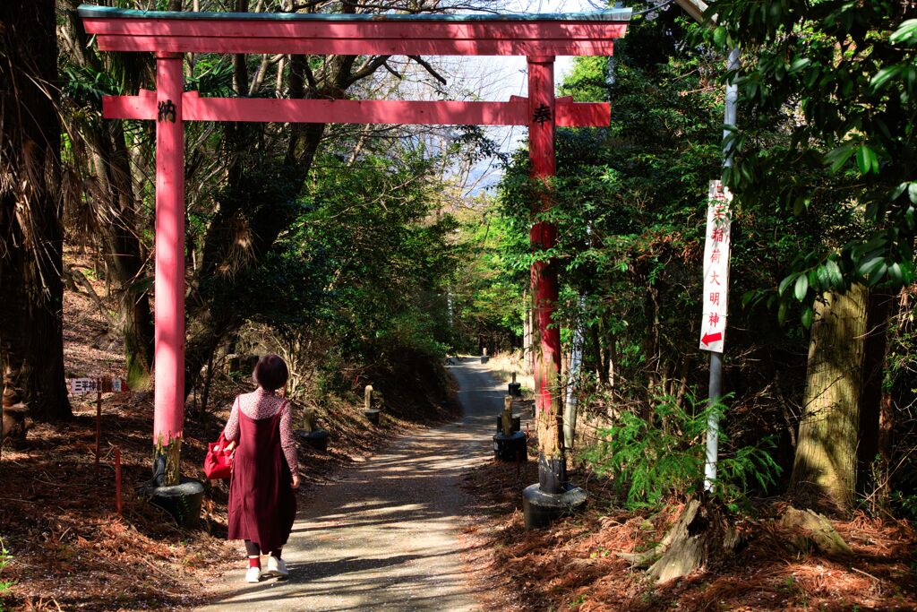 神聖なる道の先に