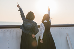 きらめく海へ。