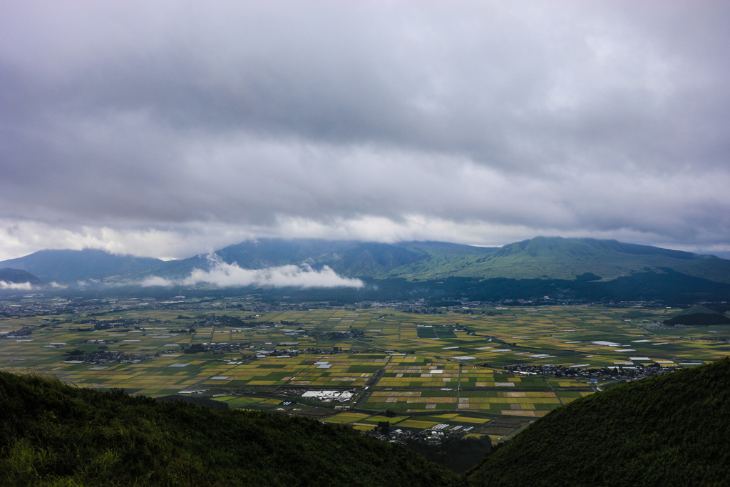 阿蘇の田畑