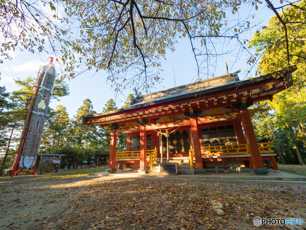 福島　信夫山　羽黒神社のわらじ