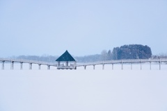 雪上の舞橋