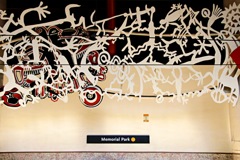 Art at the subway station