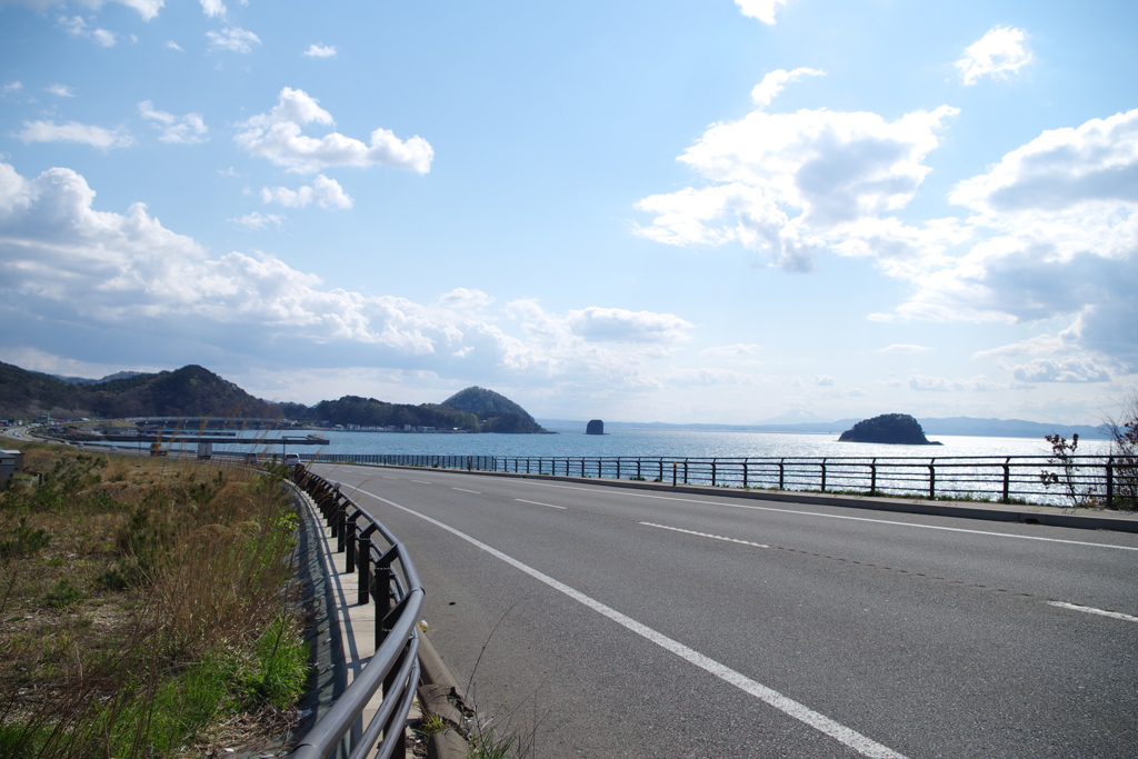 桜まつりに行く途中②