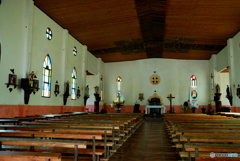 ニューカレドニア　イルデパン　バオ村　教会内
