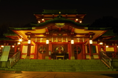 夜の富岡八幡宮