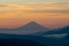 茜色の空