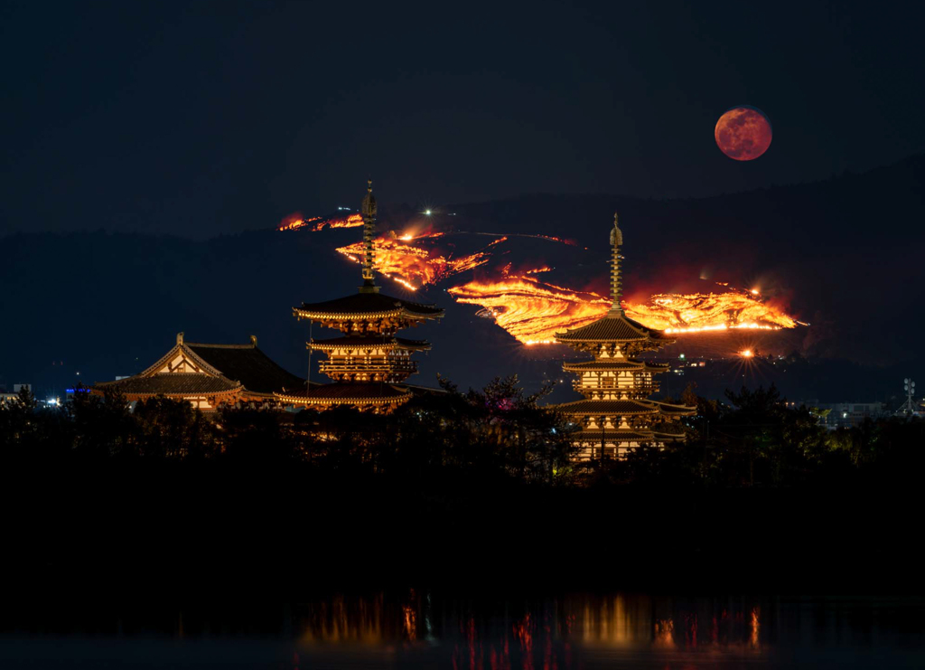 若草山　山焼き