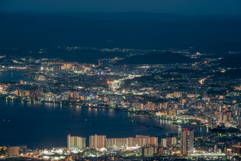 比叡山ドライブウェイ山頂より