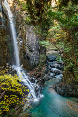 付知峡　観音滝