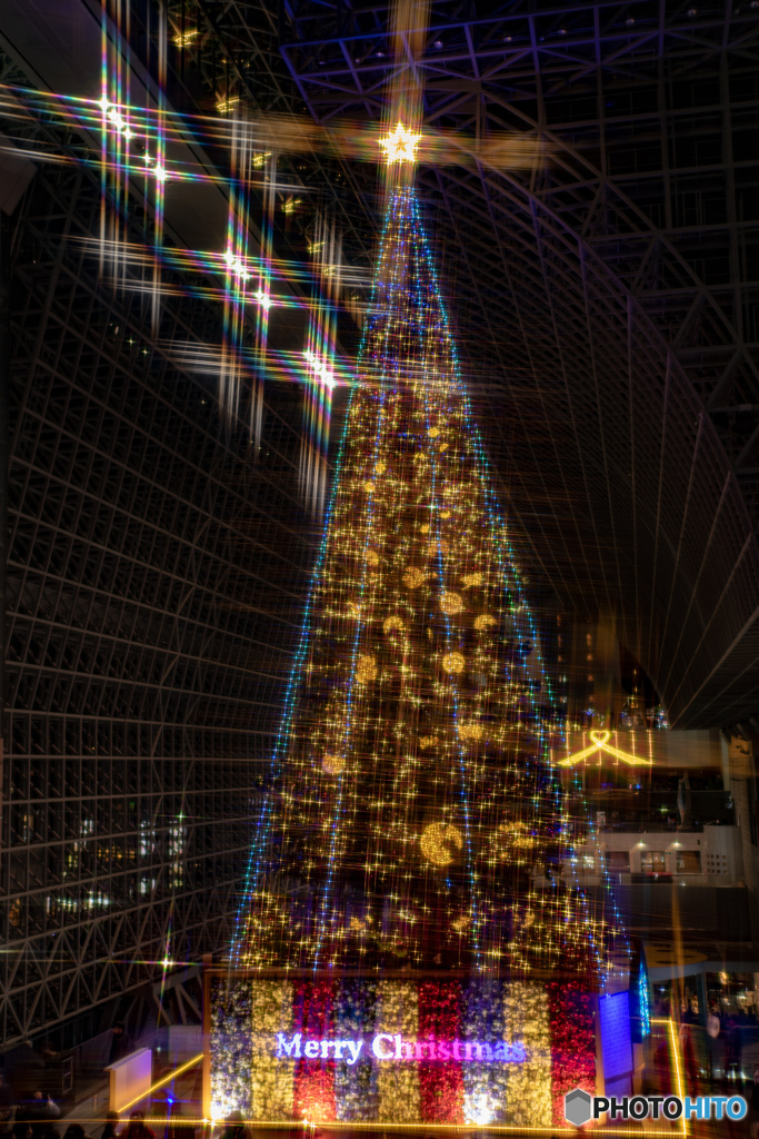 京都駅　クリスマスツリー