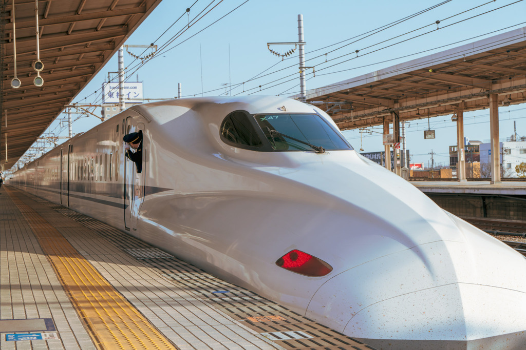 岐阜羽島駅にて