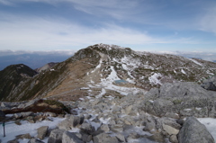 初冬の木曽駒ヶ岳