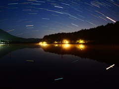 女神湖の星空