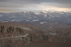 山頂から始まる朝