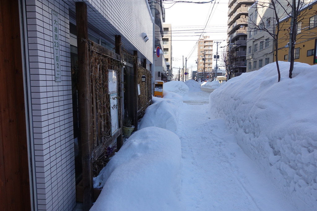 雪の壁