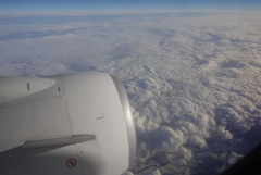 飛行機から