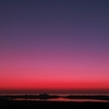 夕焼けの潟