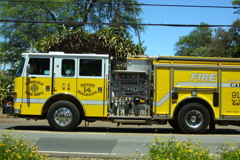 ハワイの消防車