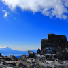 五丈岩と富士山