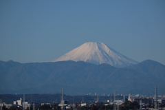 ベランダからの富士山
