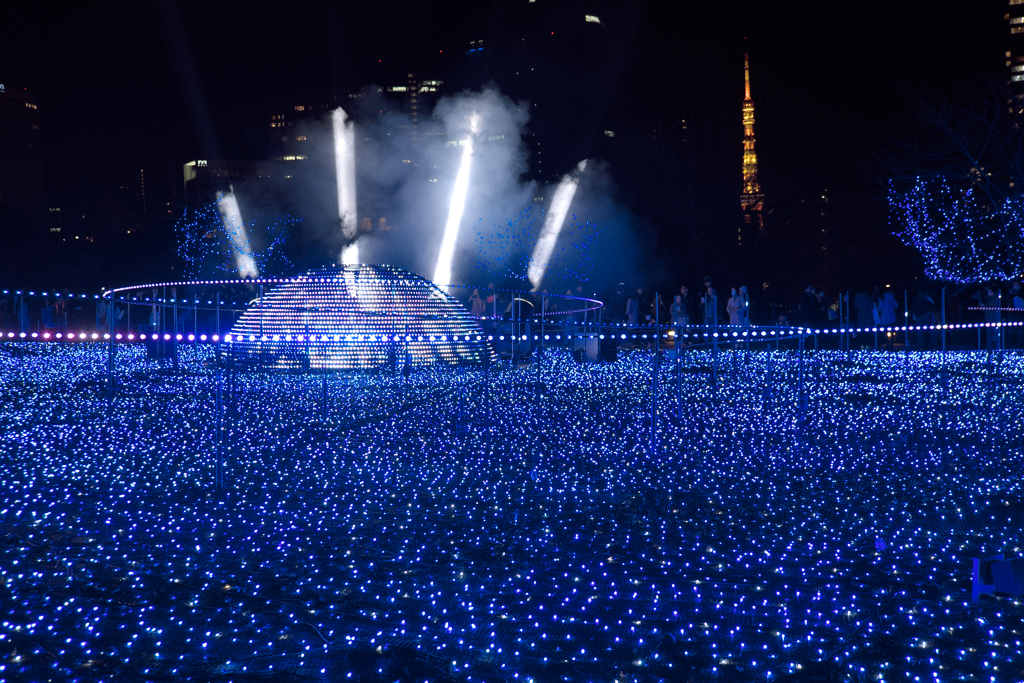 東京ミッドタウンのイルミネーション