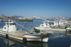 地御前漁港のお昼