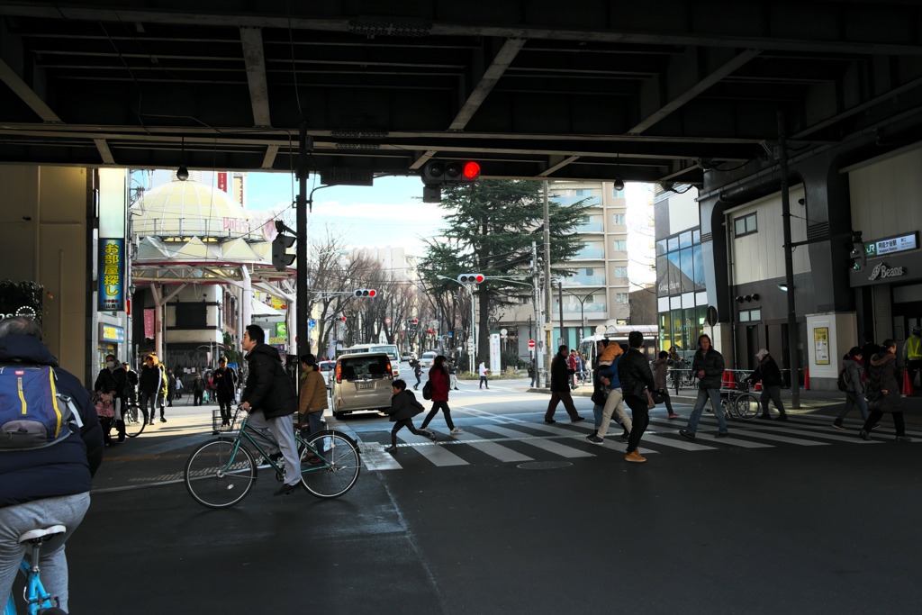 ガード下の風景