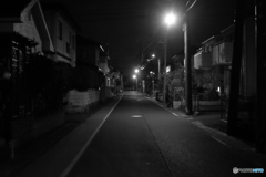 夜の散歩道