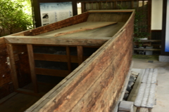 高梁川て使われた高瀬舟2