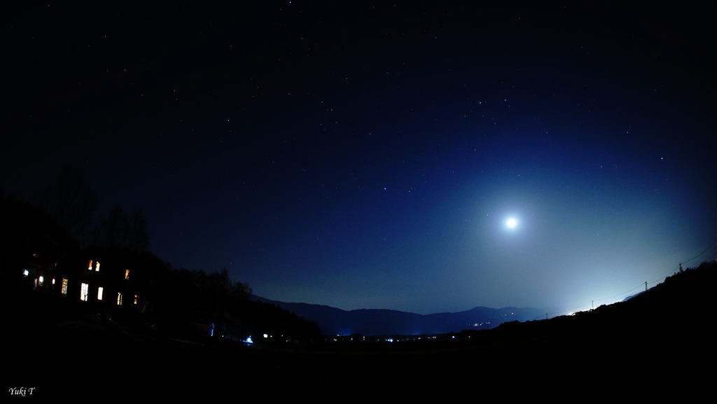 三日月の夜。