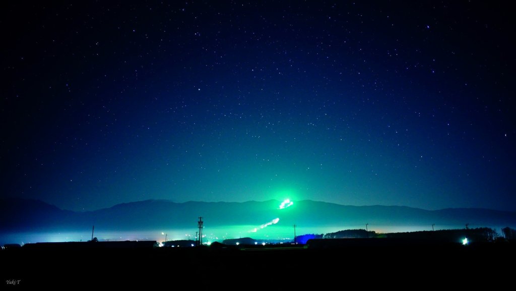 幻想の夜空に。