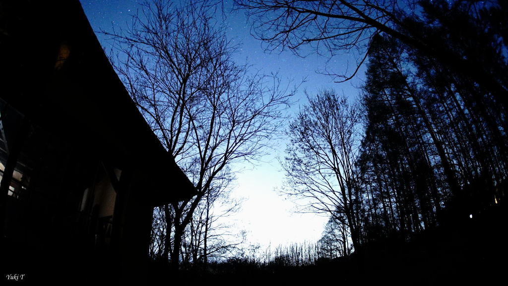 三日月の夜。
